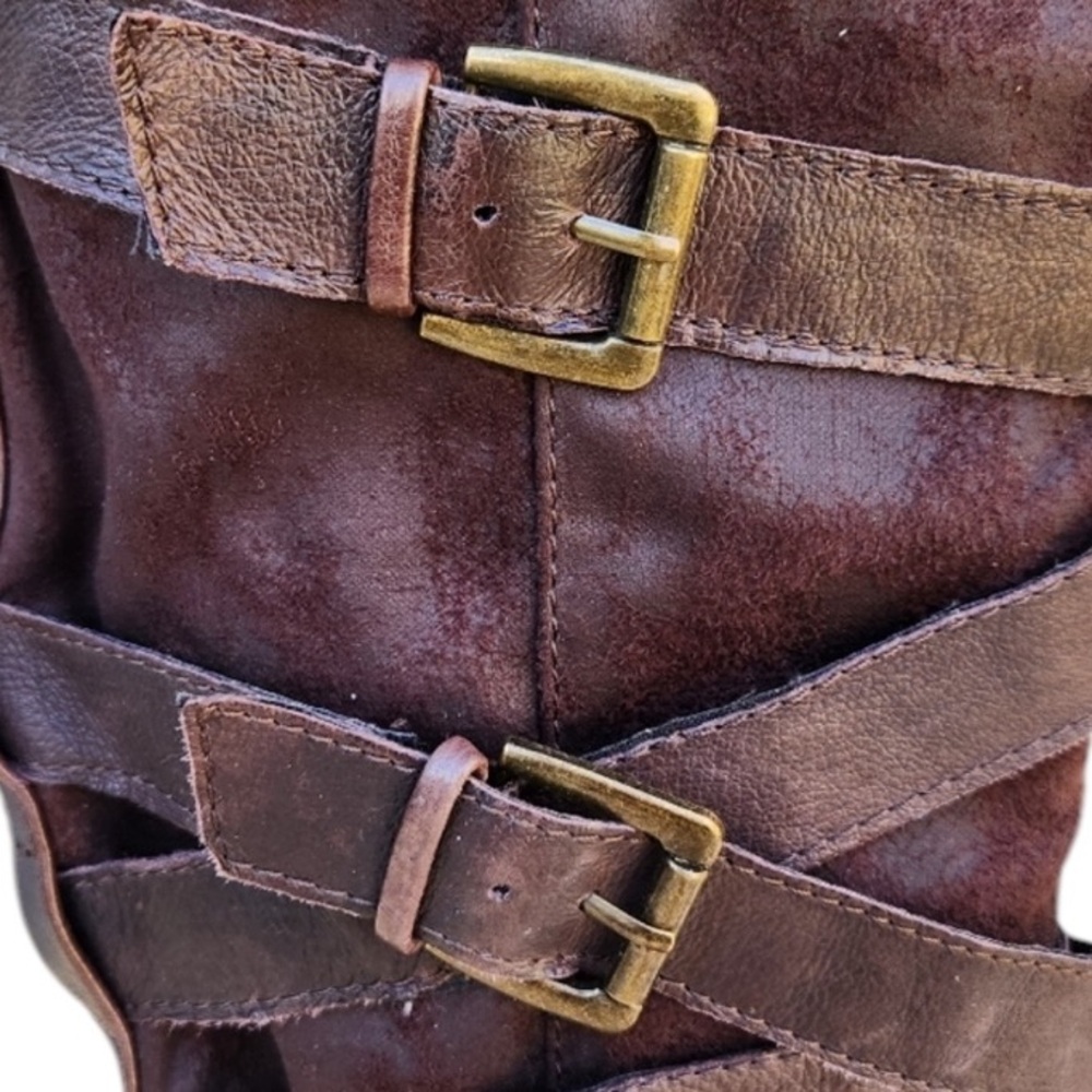 Steve Madden Redondo Leather & Suede Boots - Picture 5 of 10